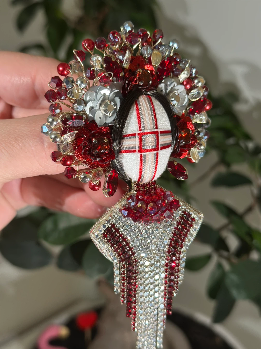 Handmade  Brooch “Motanka” - photo 2