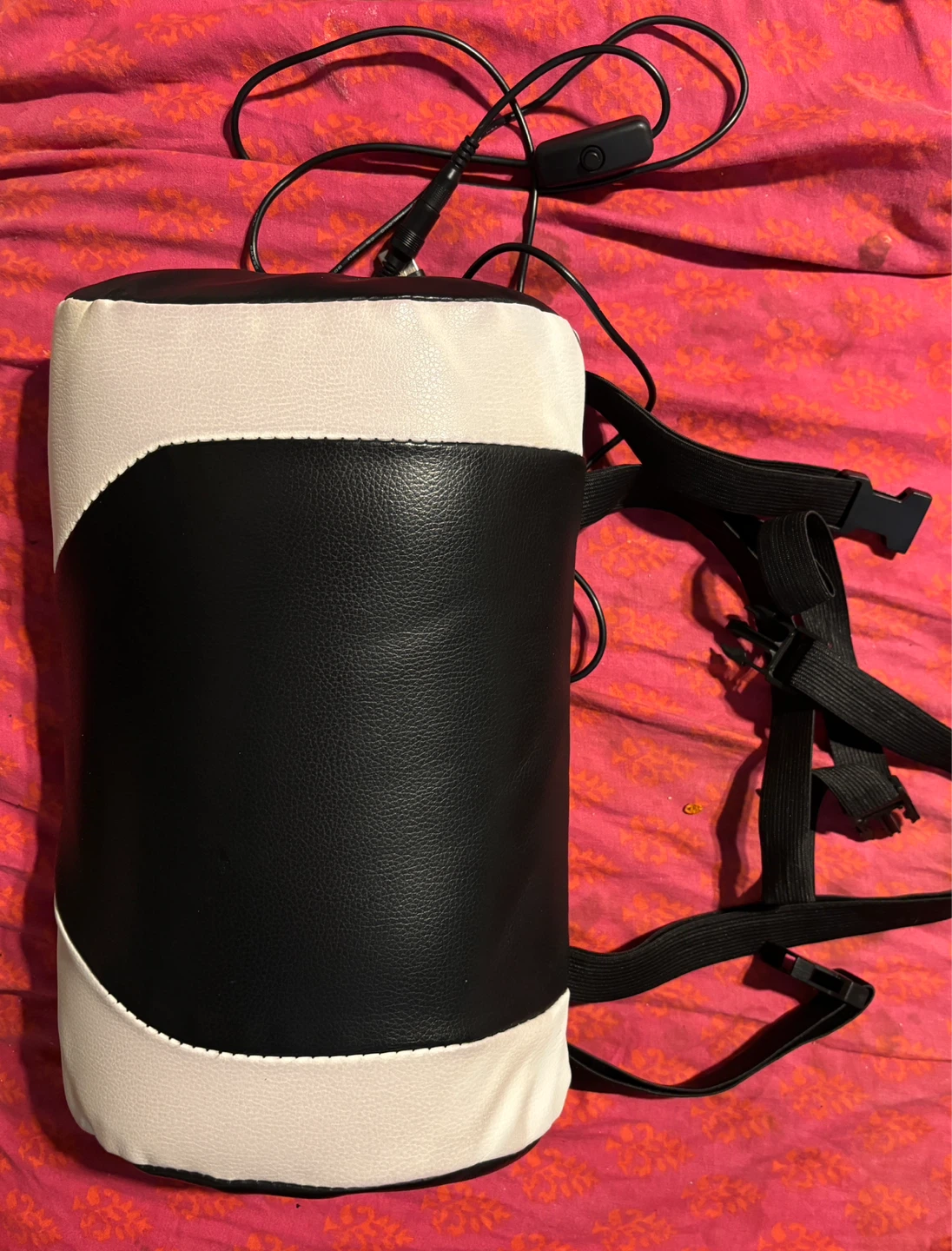 Massage Pillow with Straps & USB attachment (12” x 8”)