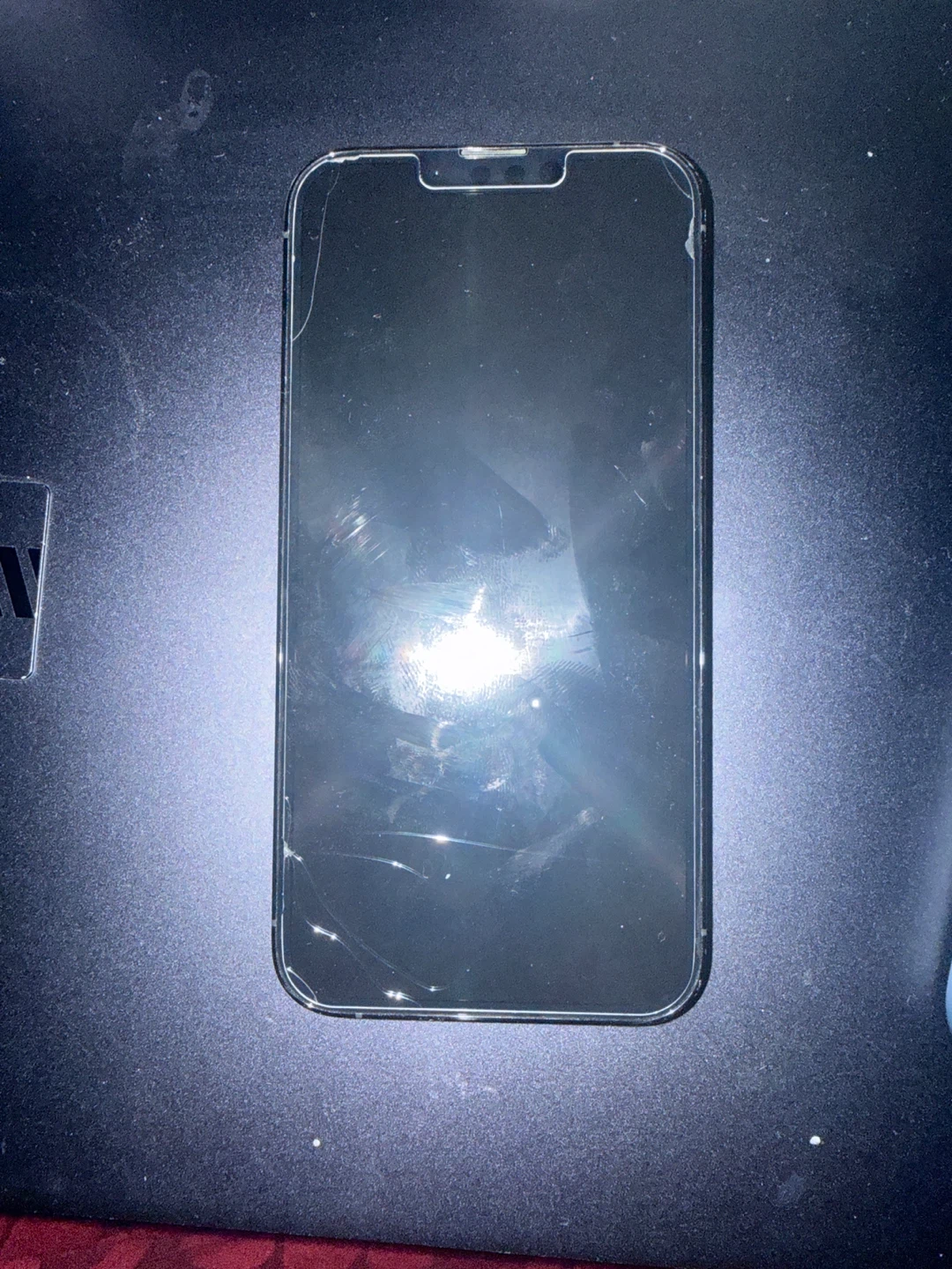 iPhone with Blue Case - photo 3