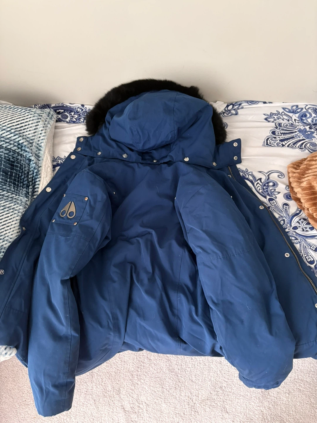 Authentic Women’s Moose Knuckles Down Parka - Blue (Size XL) - photo 5
