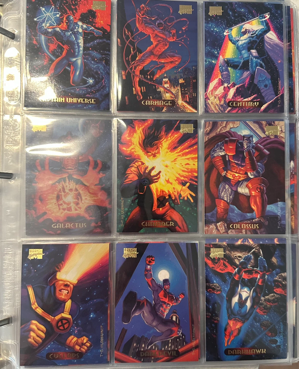 1994 Marvel Masterpieces Trading Cards (Base Set) - photo 3