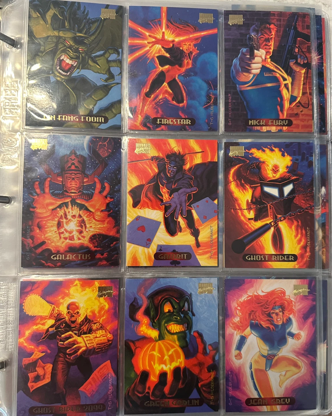 1994 Marvel Masterpieces Trading Cards (Base Set) - photo 5