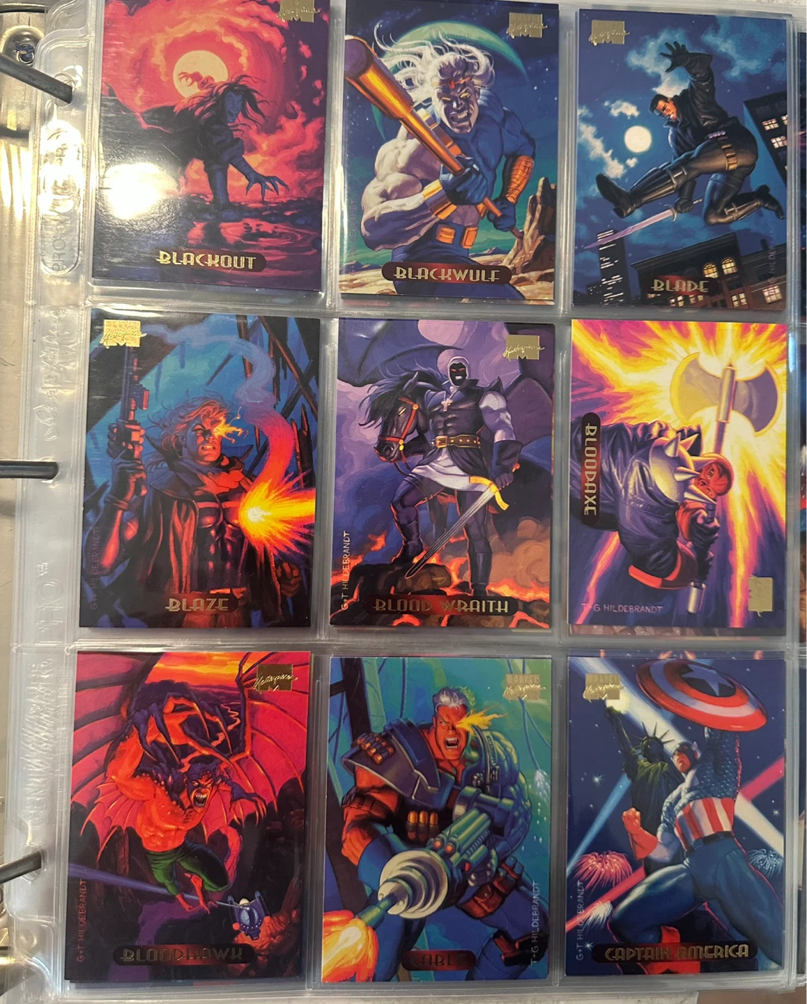 1994 Marvel Masterpieces Trading Cards (Base Set) - photo 2