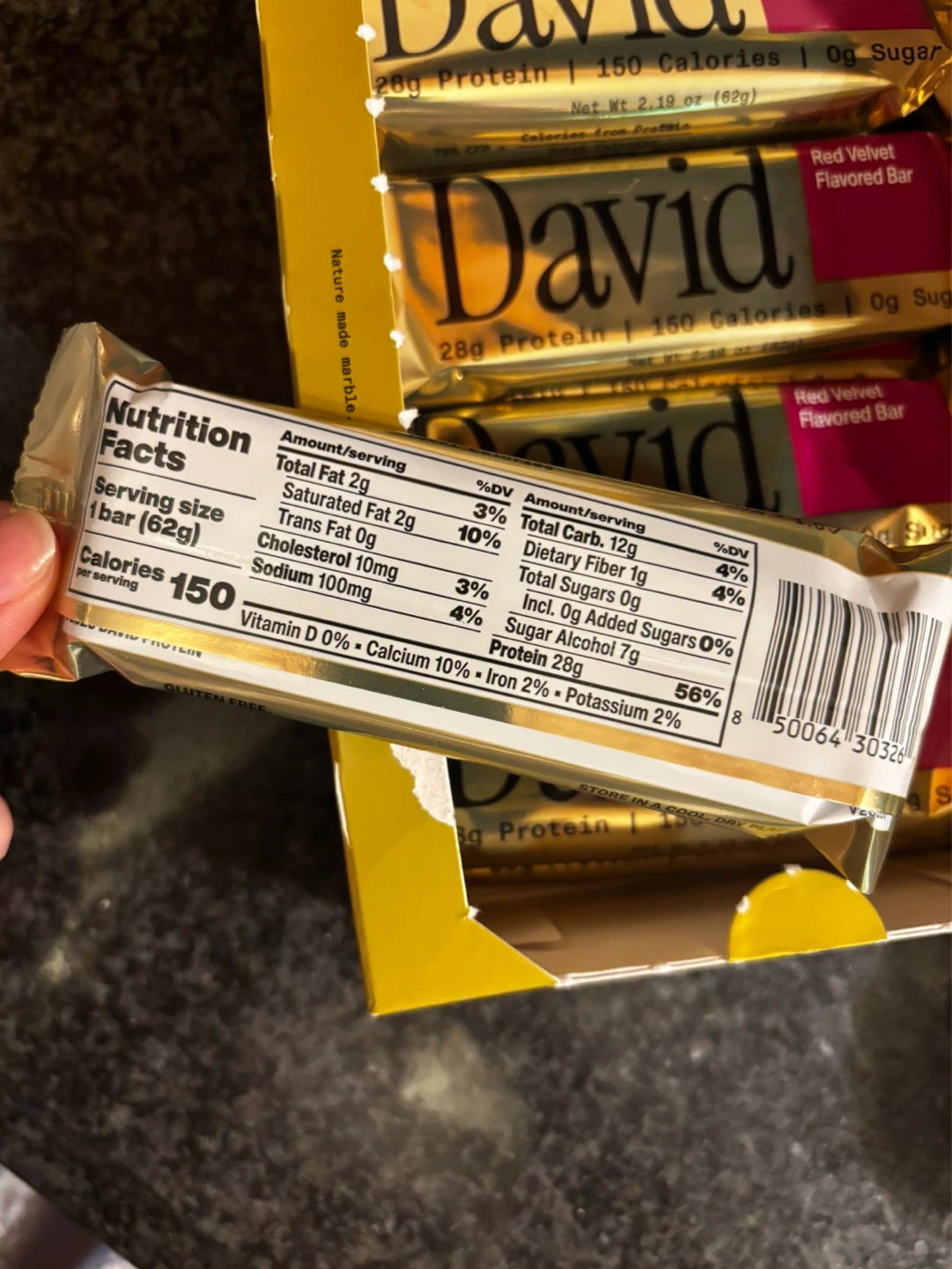 David Red Velvet Flavored Bar - 8 bars - photo 2