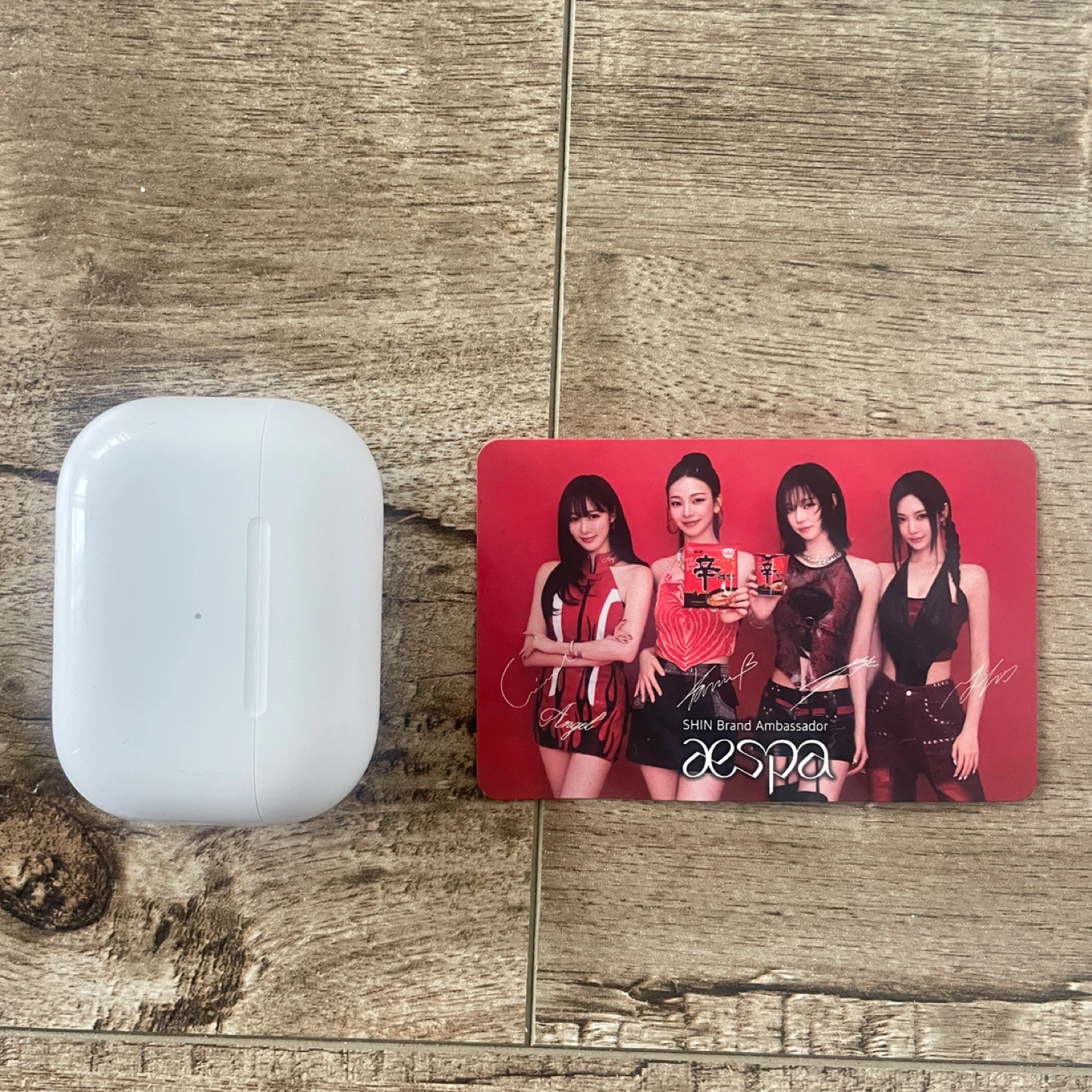 BRAND NEW 🥕 AESPA X Shin Ramyun Photo Card
