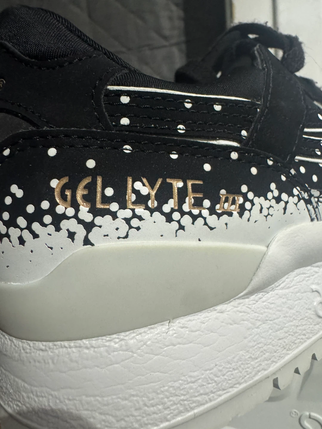Asics Gel Lyte III Black White Sneakers Size 8.5 - photo 4