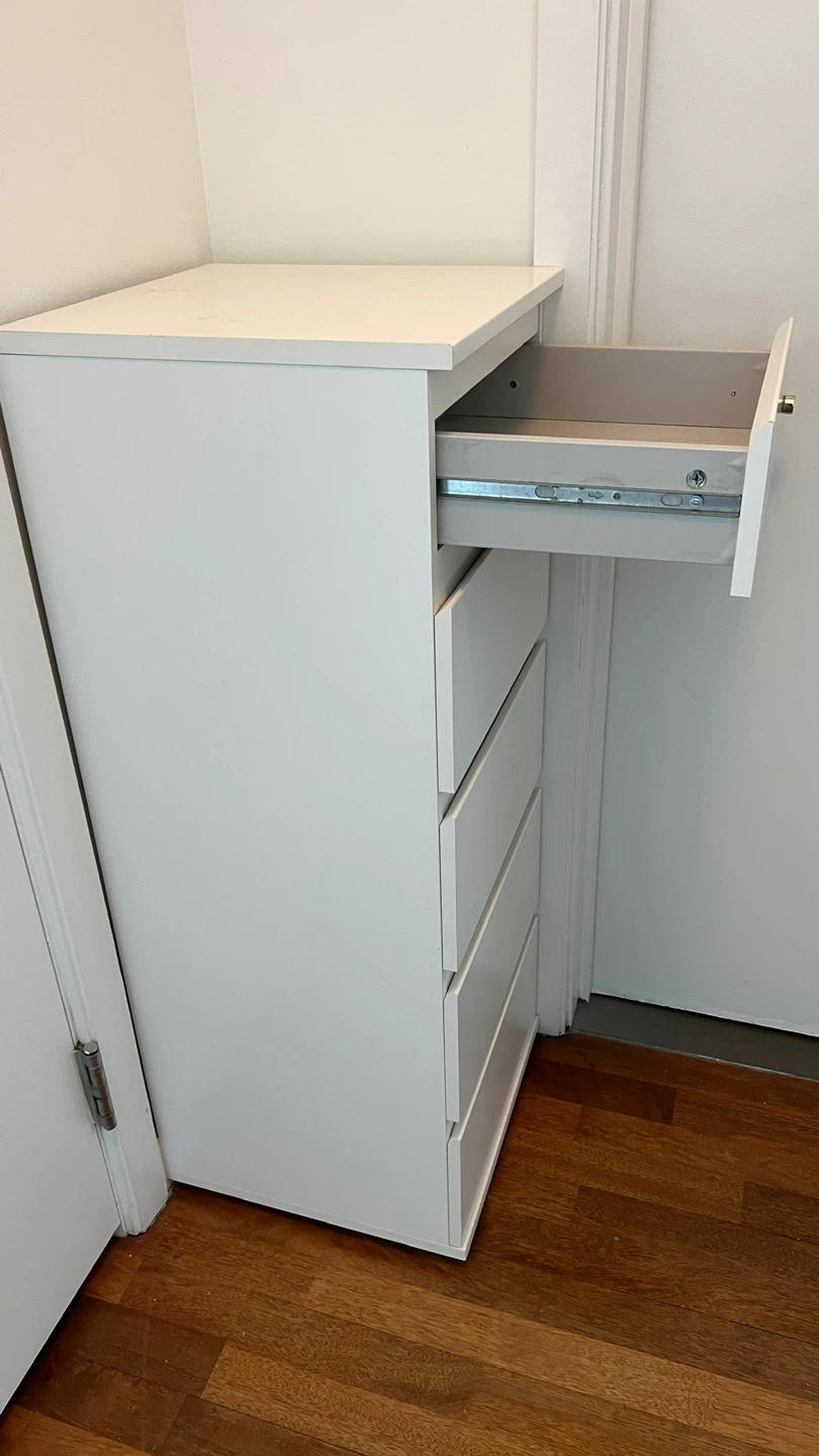 IKEA Malm 5-Drawer Chest White - photo 3
