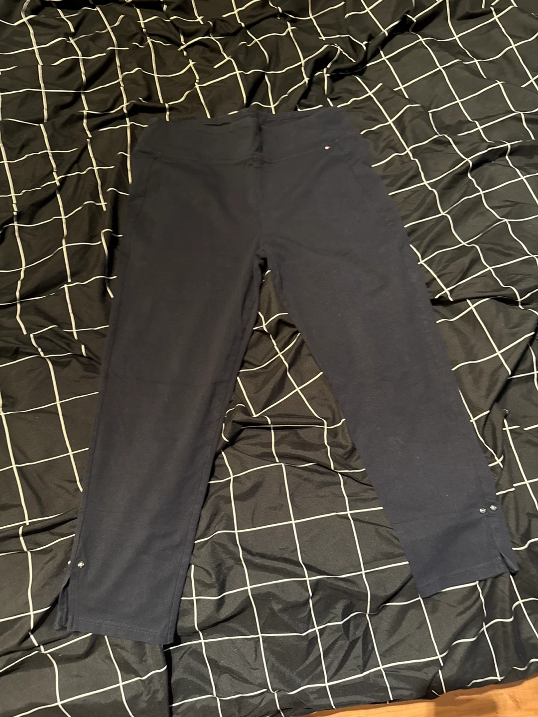 Tommy Hilfiger Black Leggings with Stud Detail