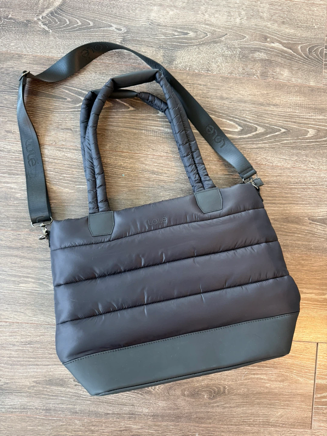 Lole Black Puffer Tote Bag - photo 2