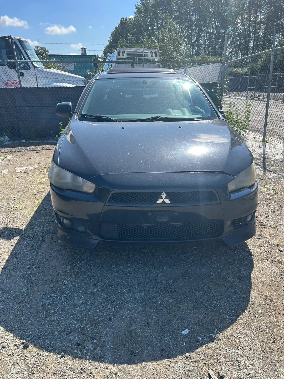Black Mitsubishi Lancer