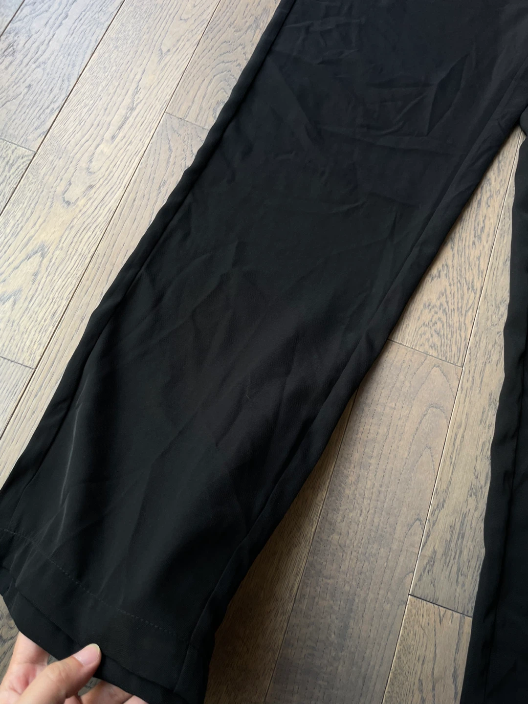 Black Wide Leg Trousers, size M/L - photo 5