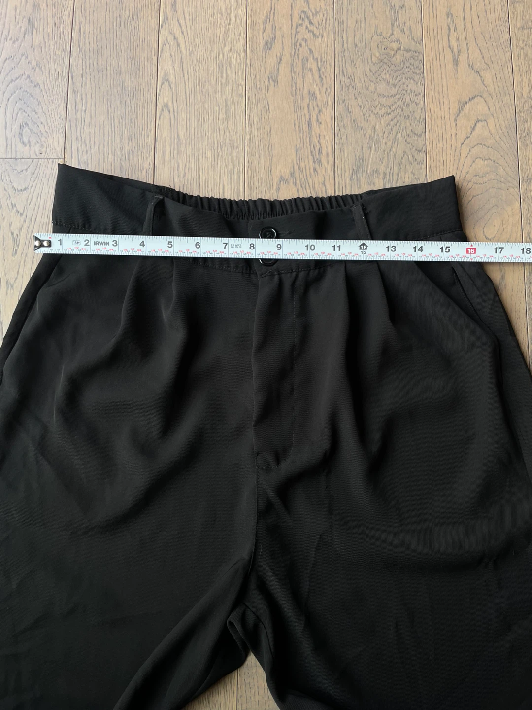 Black Wide Leg Trousers, size M/L - photo 2