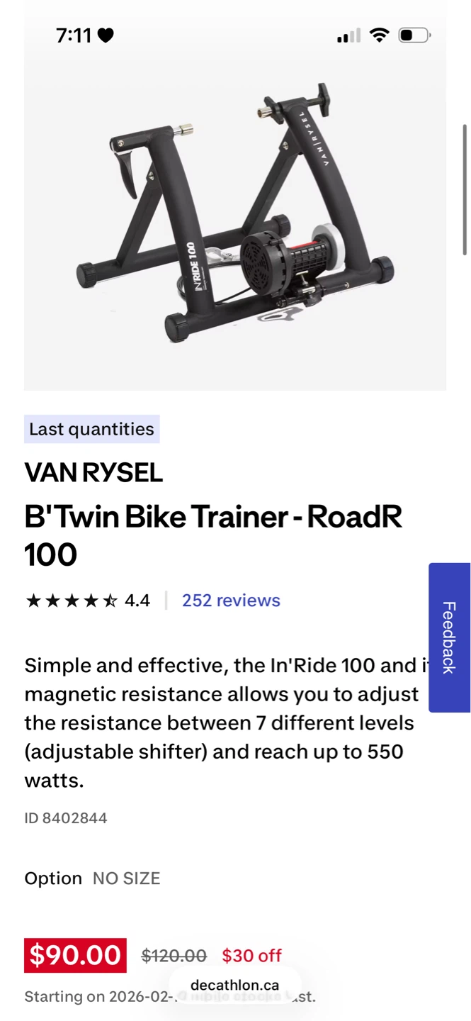 VAN RYSEL B'Twin Bike Trainer - RoadR 100 - photo 5