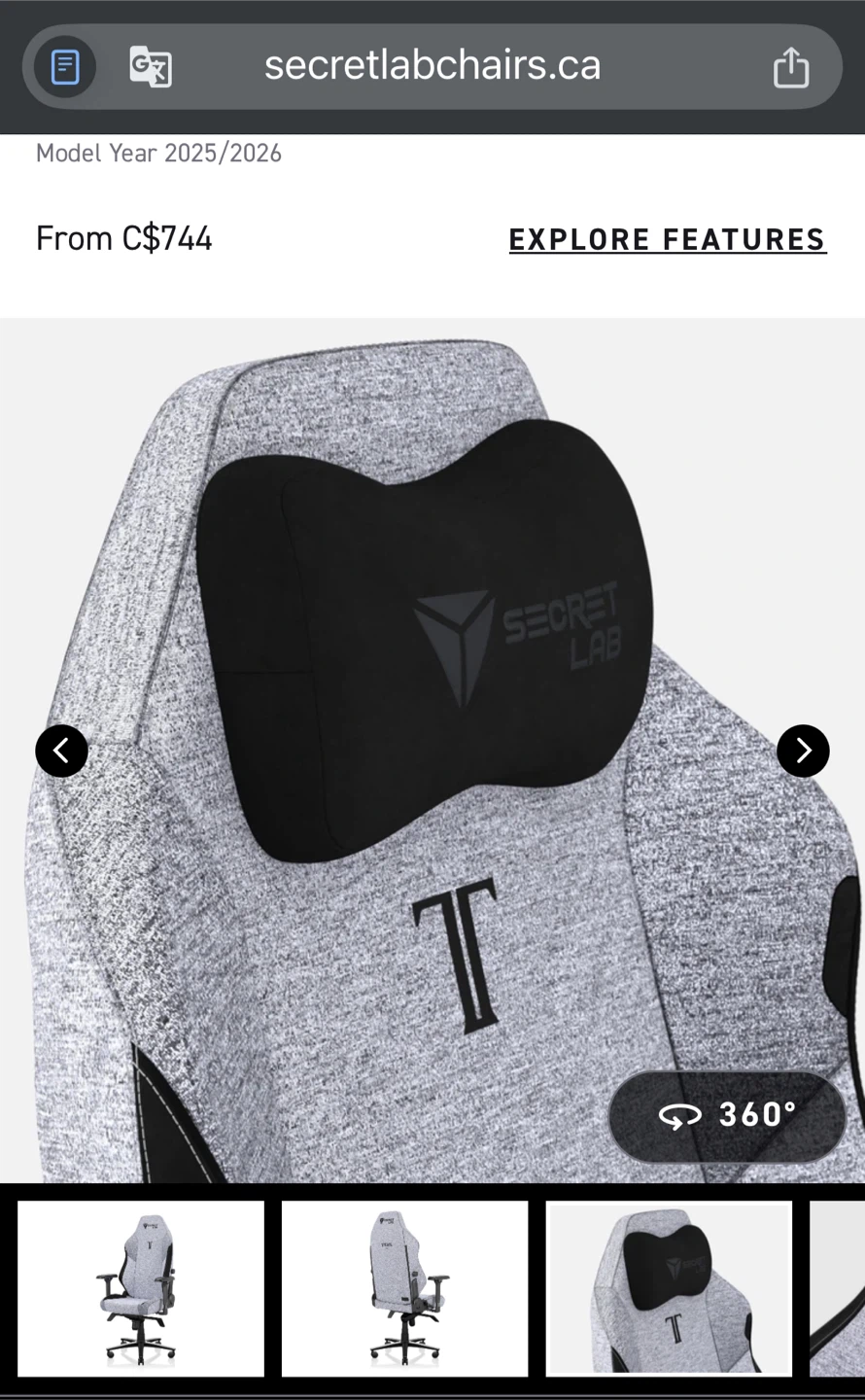 Secretlab TITAN Gaming Chair - Light Weave