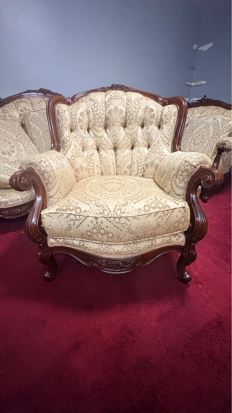 French Provincial/Victorian style armchair