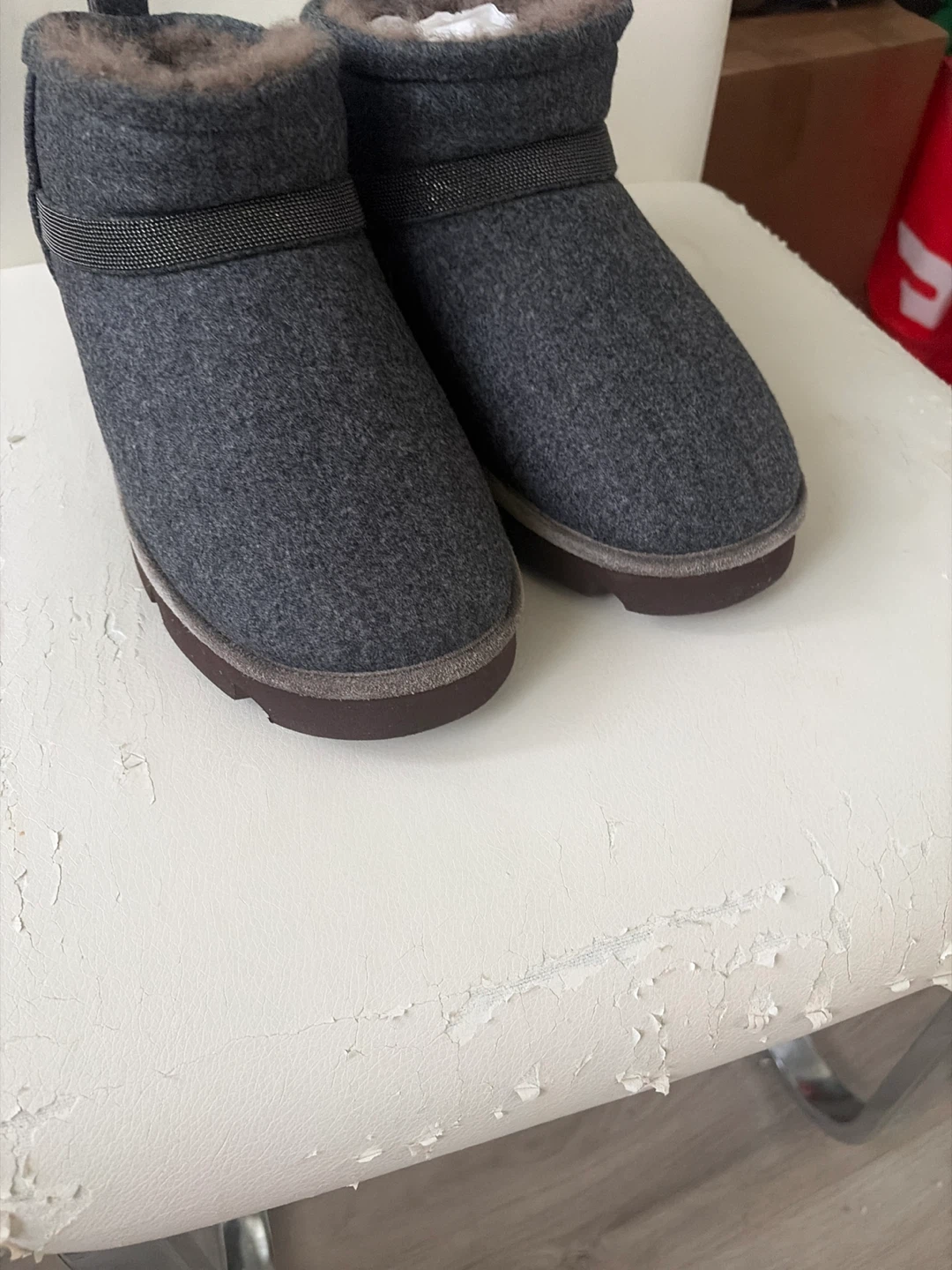 Women's Grey UGG-style Boots - photo 2
