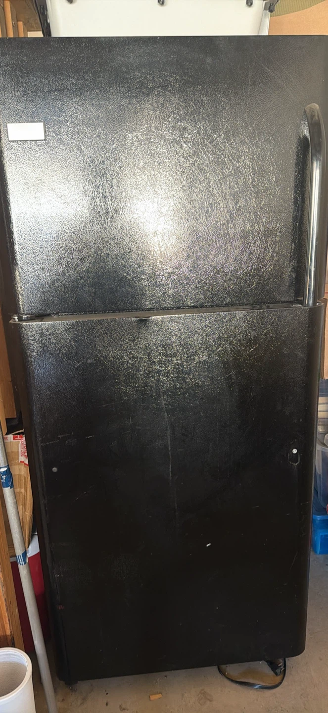 Black Top-Freezer Refrigerator