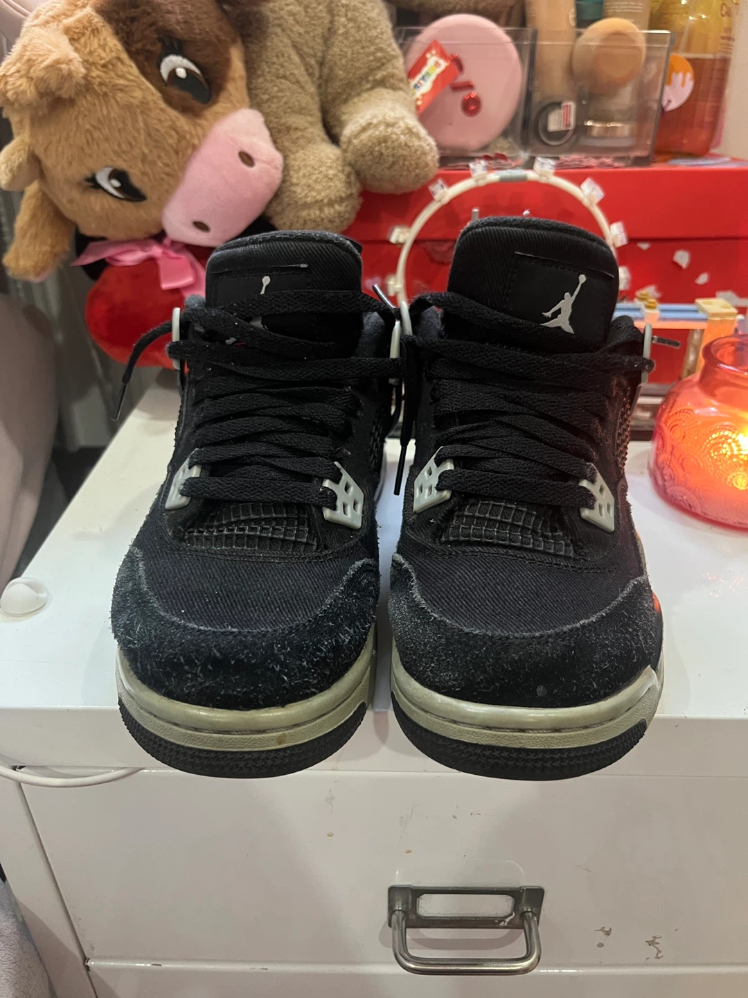 Air Jordan 4 Retro "Black Cat" Men's Shoes - photo 2