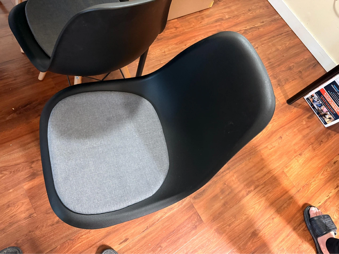 Black Dining Table and Chairs Set - photo 2