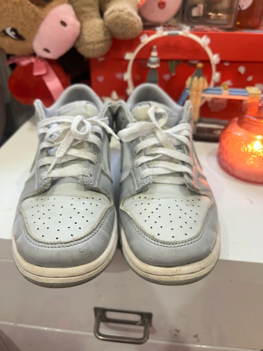 Nike Dunk Low "Light Smoke Grey" Sneakers - photo 3