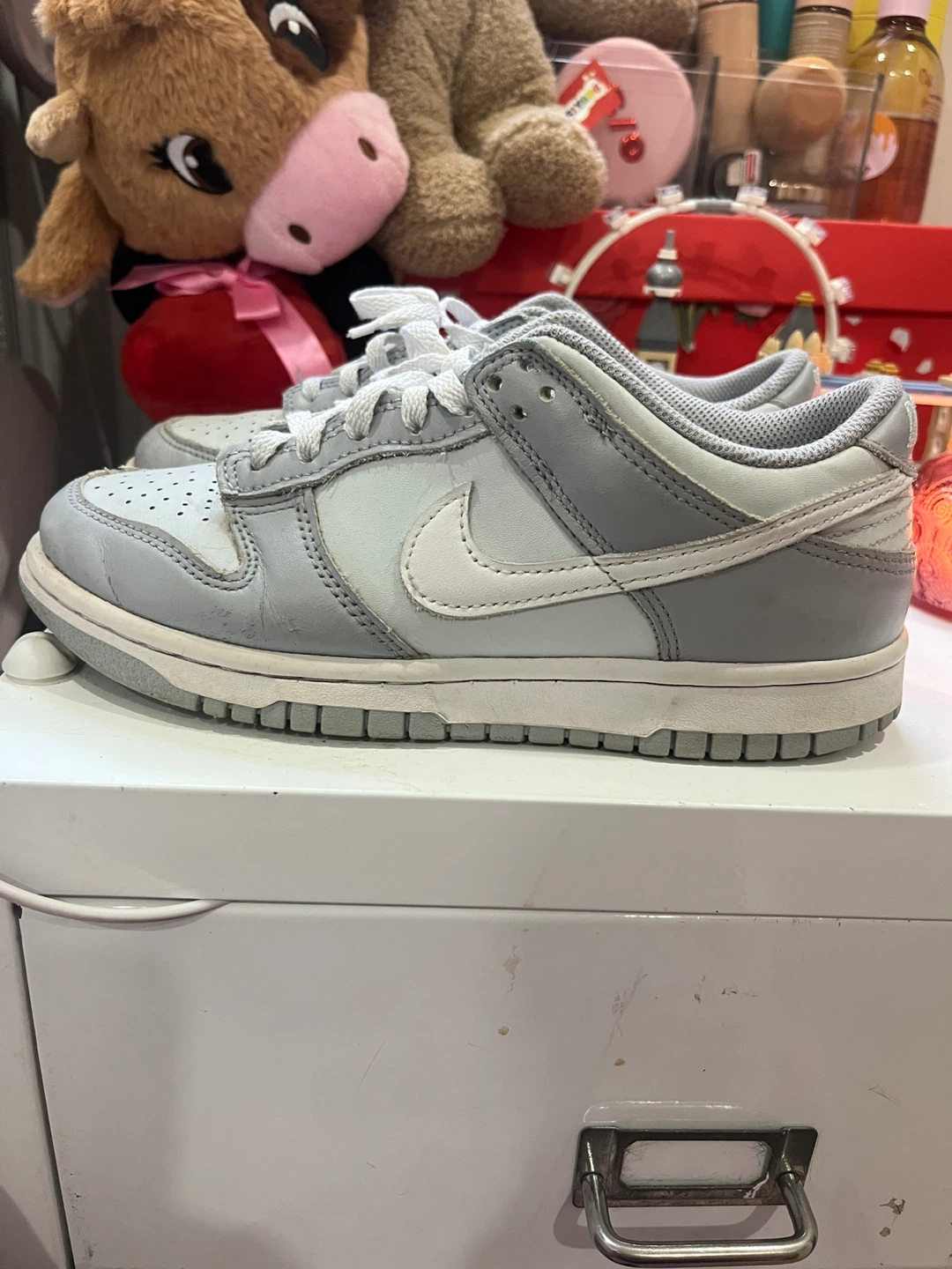 Nike Dunk Low "Light Smoke Grey" Sneakers - photo 2
