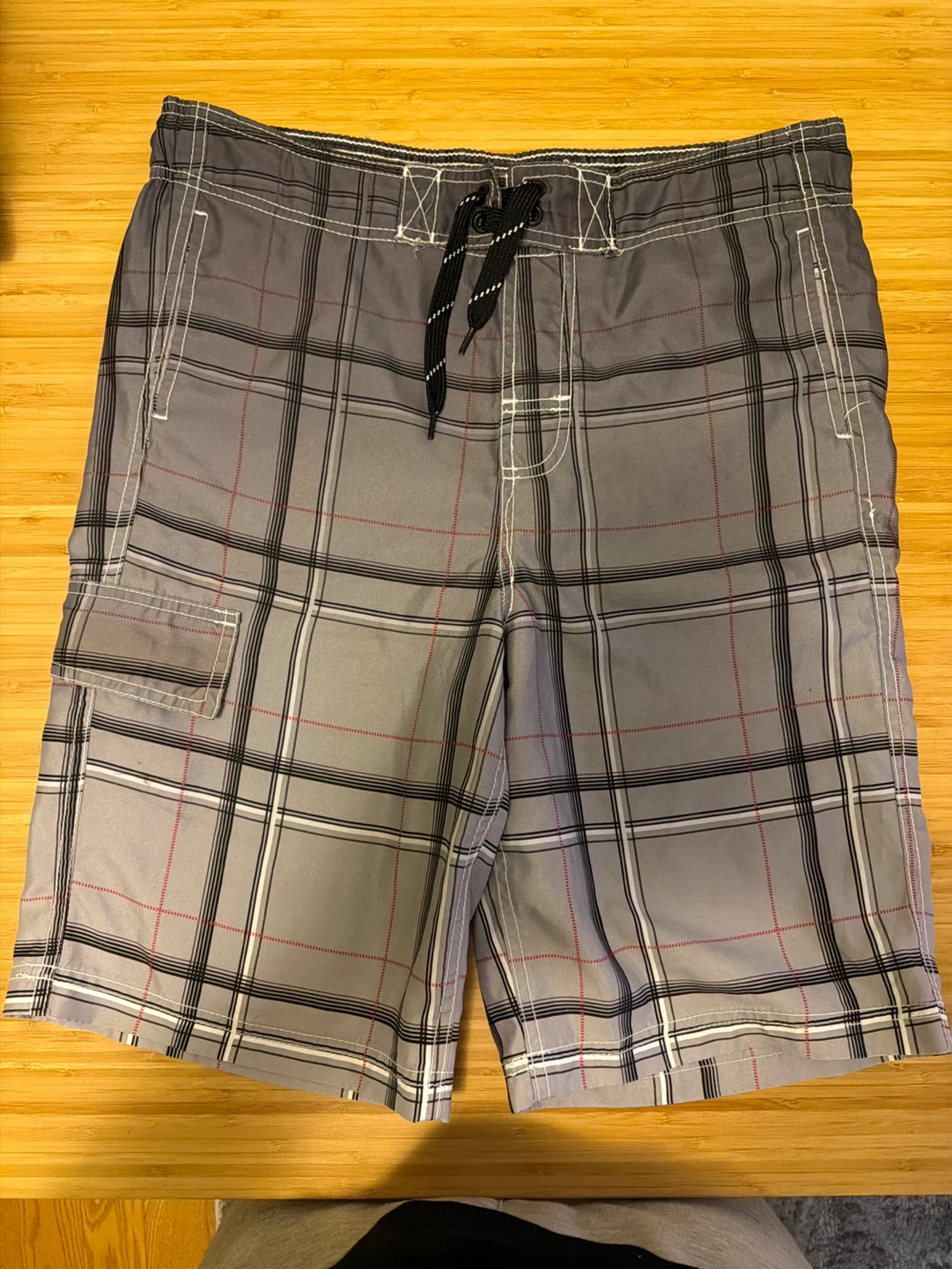 Boys Swim Shorts with Cargo Pocket