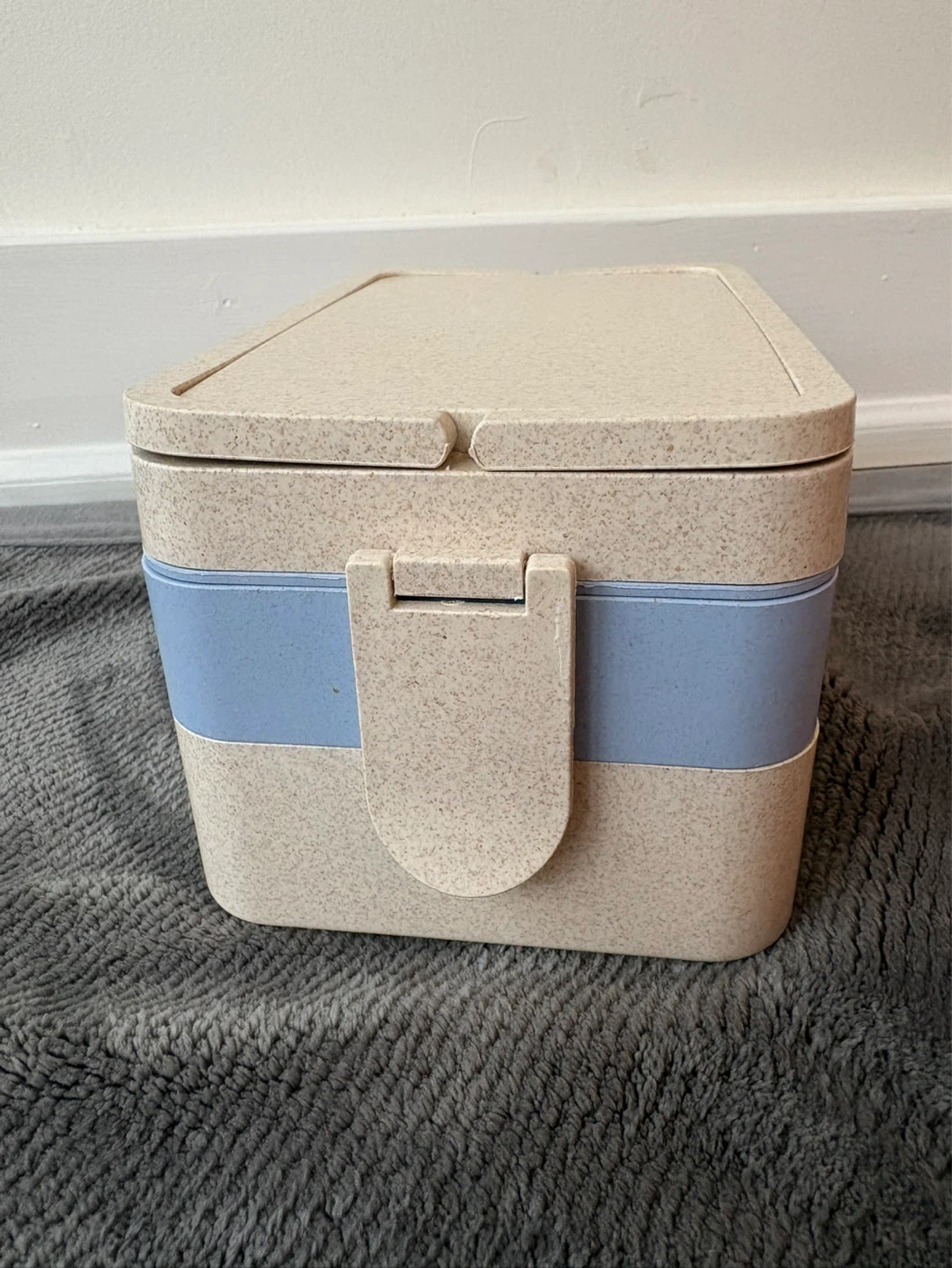 Wheat Straw Lunch Box with Cutlery - photo 3