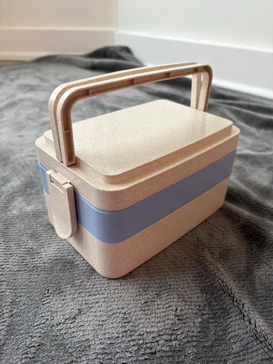 Wheat Straw Lunch Box with Cutlery - photo 2