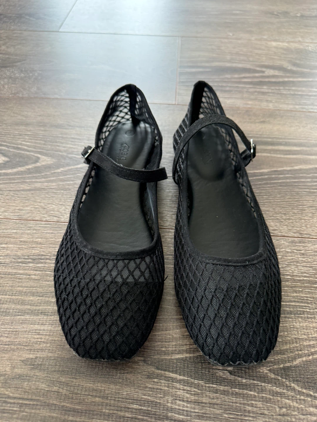 Black Mesh Ballet Flats - Size 7 - photo 2