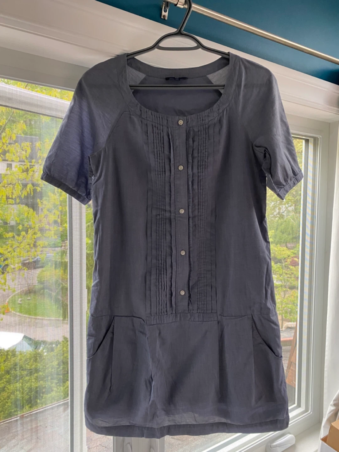 Gap dress and jeans