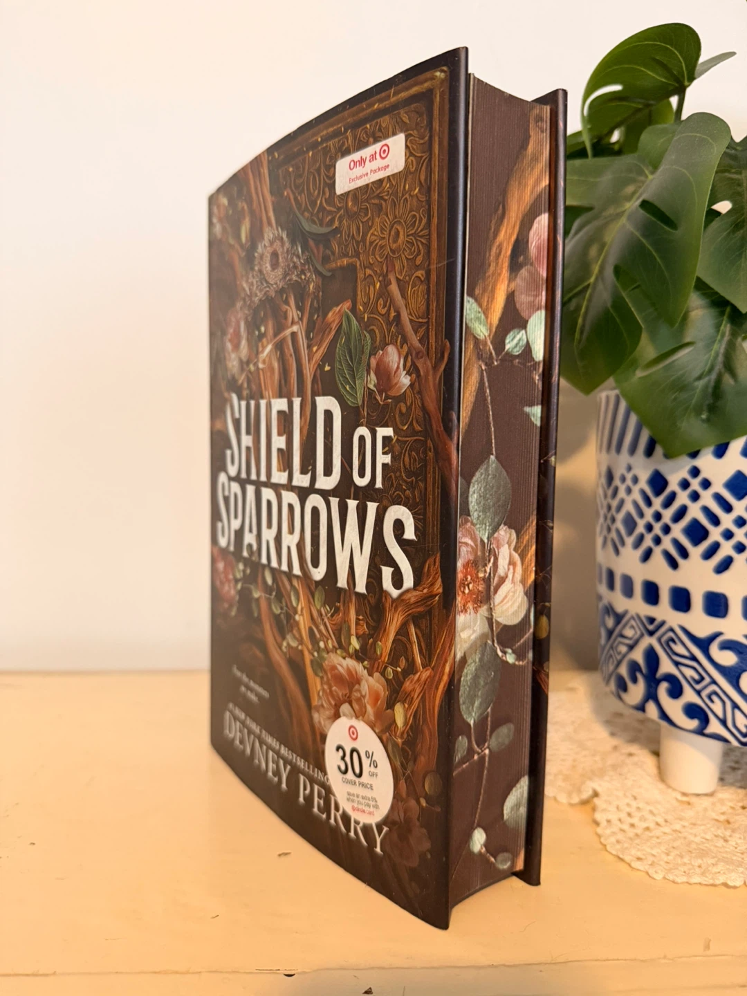 New Sprayed Edged Edition Shield of Sparrows by Devney Perry
