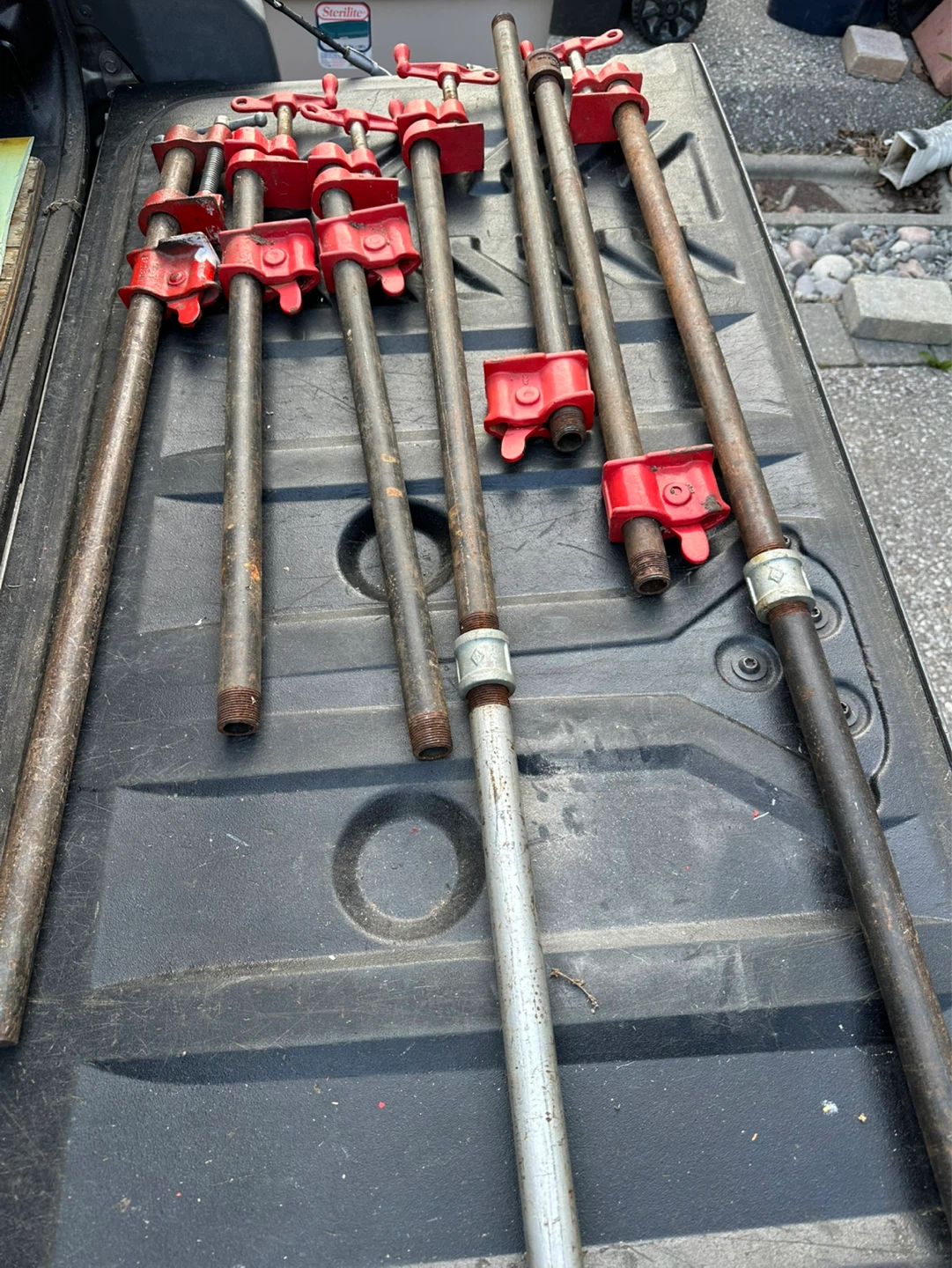 Set of 6 Pipe Clamps - photo 3