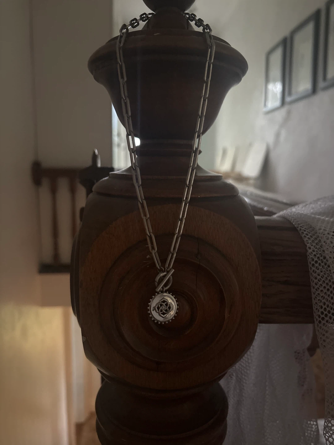 Kendra Scott Silver Chain Necklace with Pendant