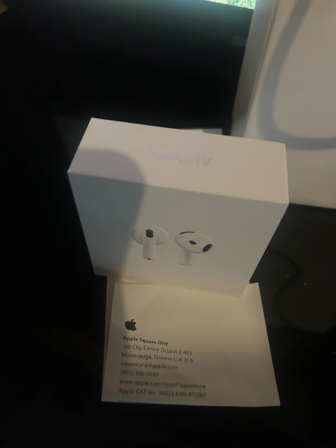 Sealed, with receipt, Apple AirPods 4 - photo 2