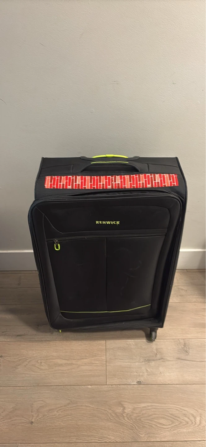 Renwick Black Rolling Suitcase Luggage on Four Wheels - photo 4
