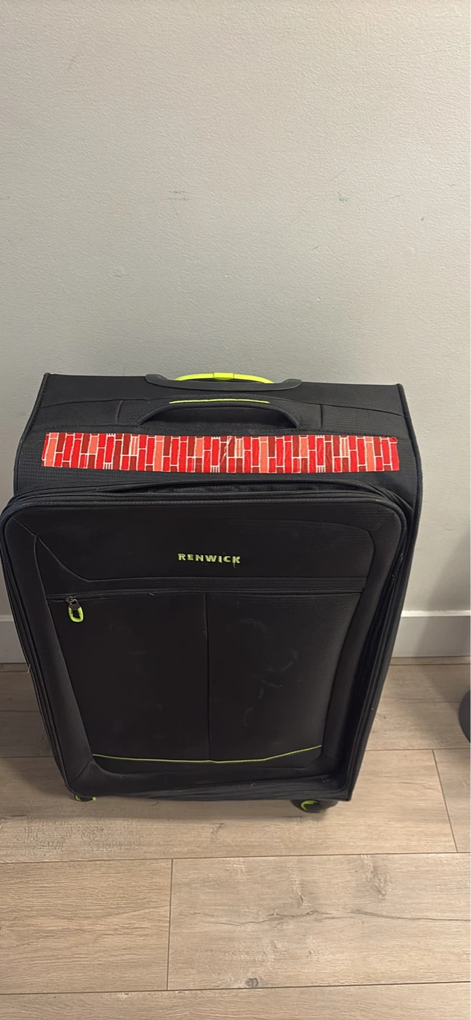 Renwick Black Rolling Suitcase Luggage on Four Wheels - photo 2