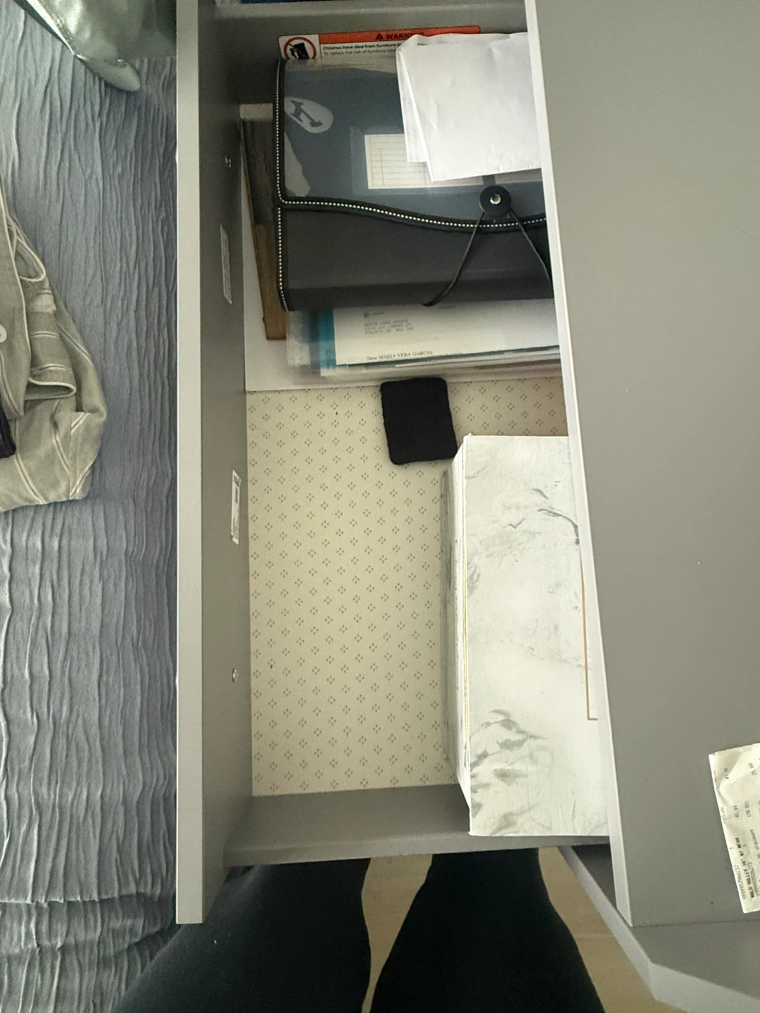 IKEA Grey 3-Drawer Dresser - photo 4