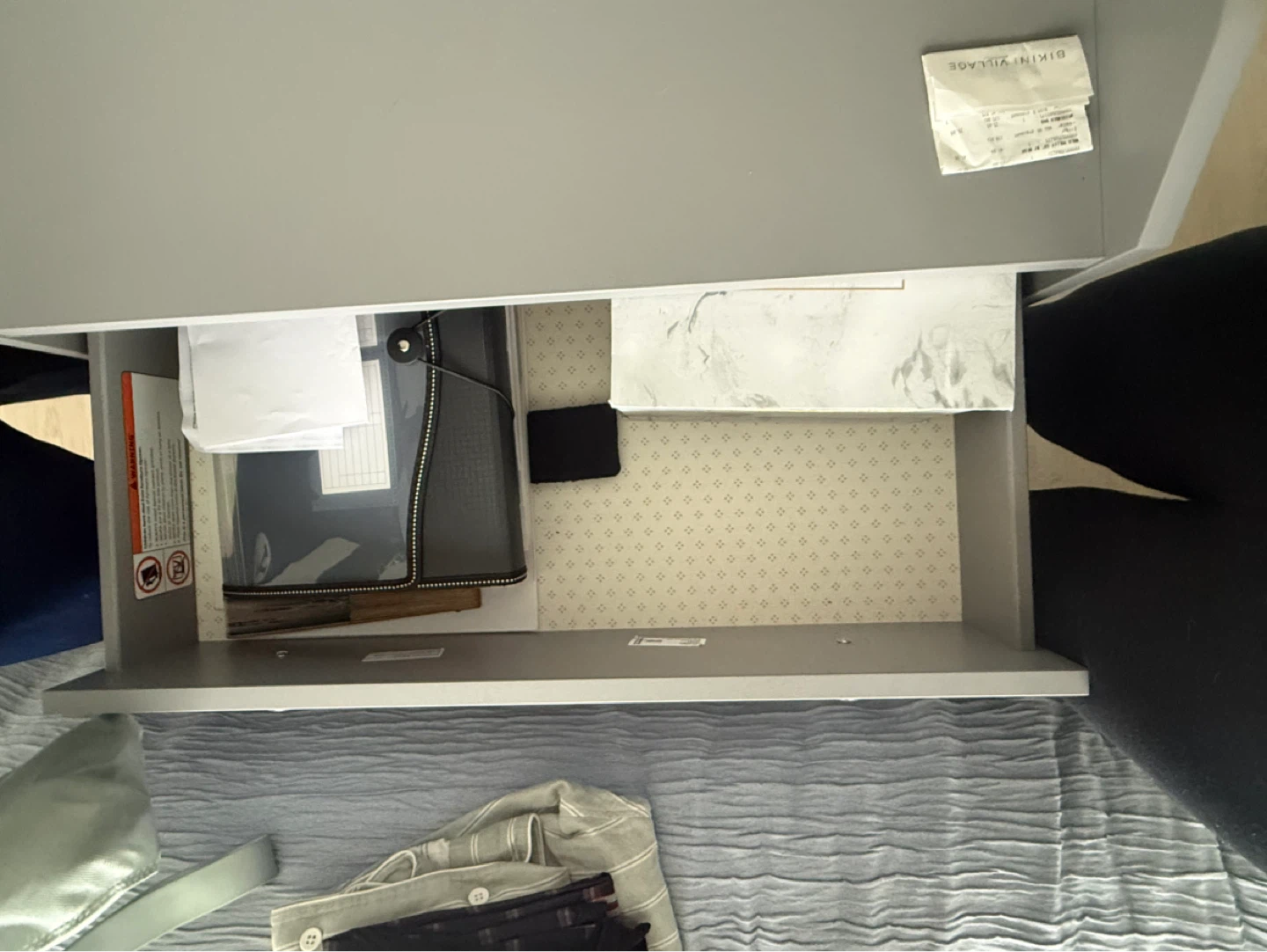 IKEA Grey 3-Drawer Dresser - photo 5