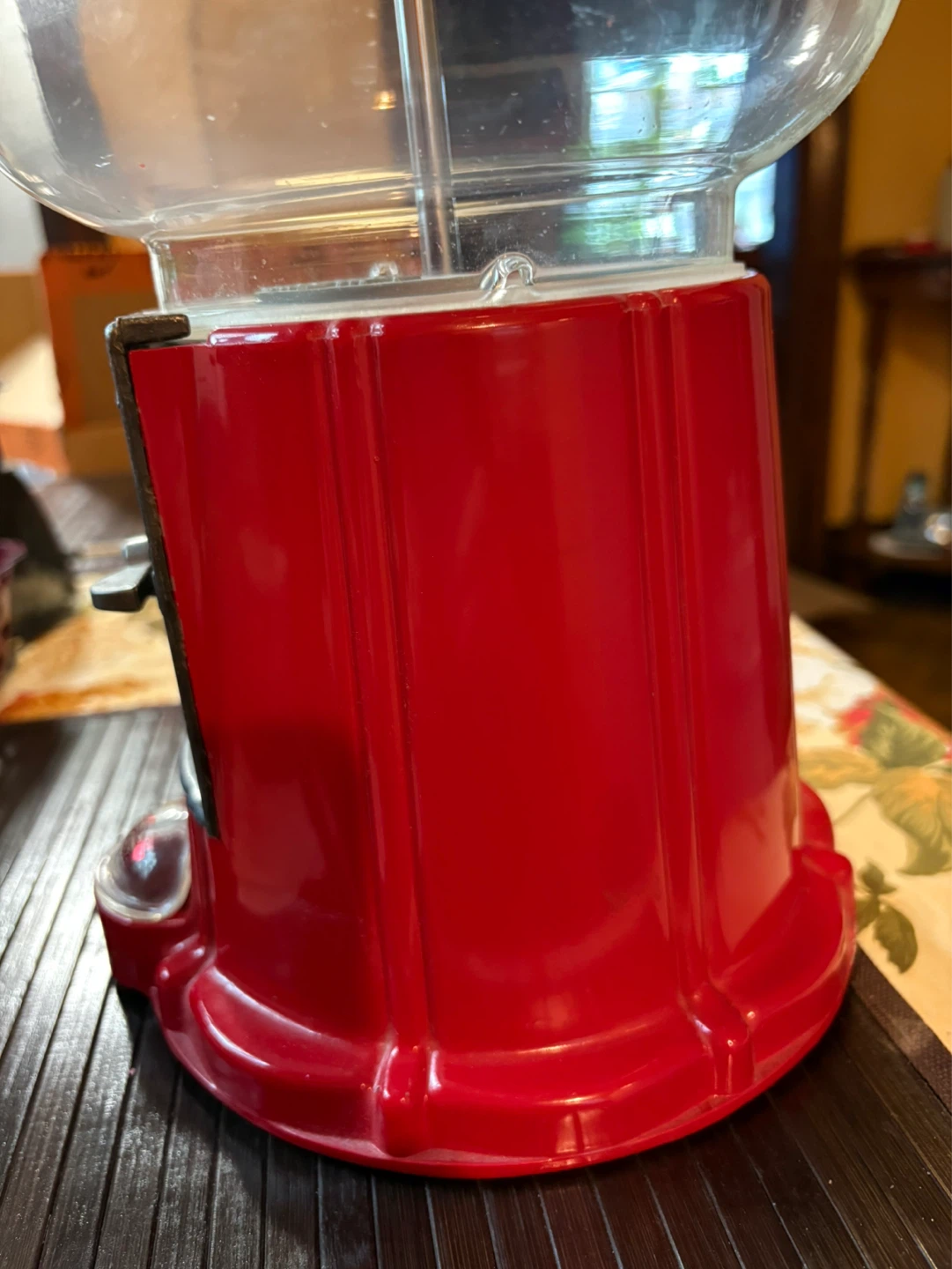 Vintage Red Carousel Gumball Machine - photo 5
