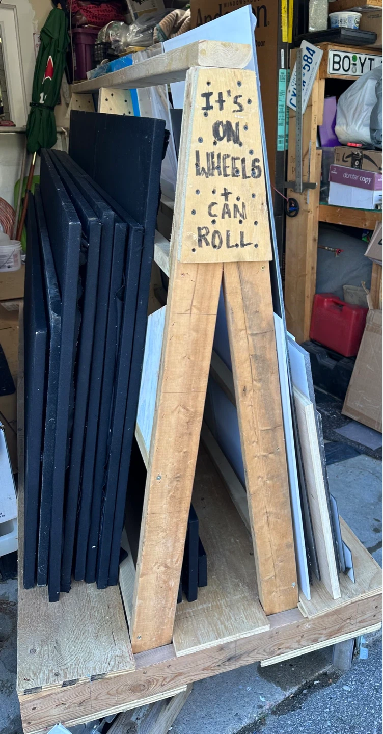Material Sheet Rack on Wheels - photo 2