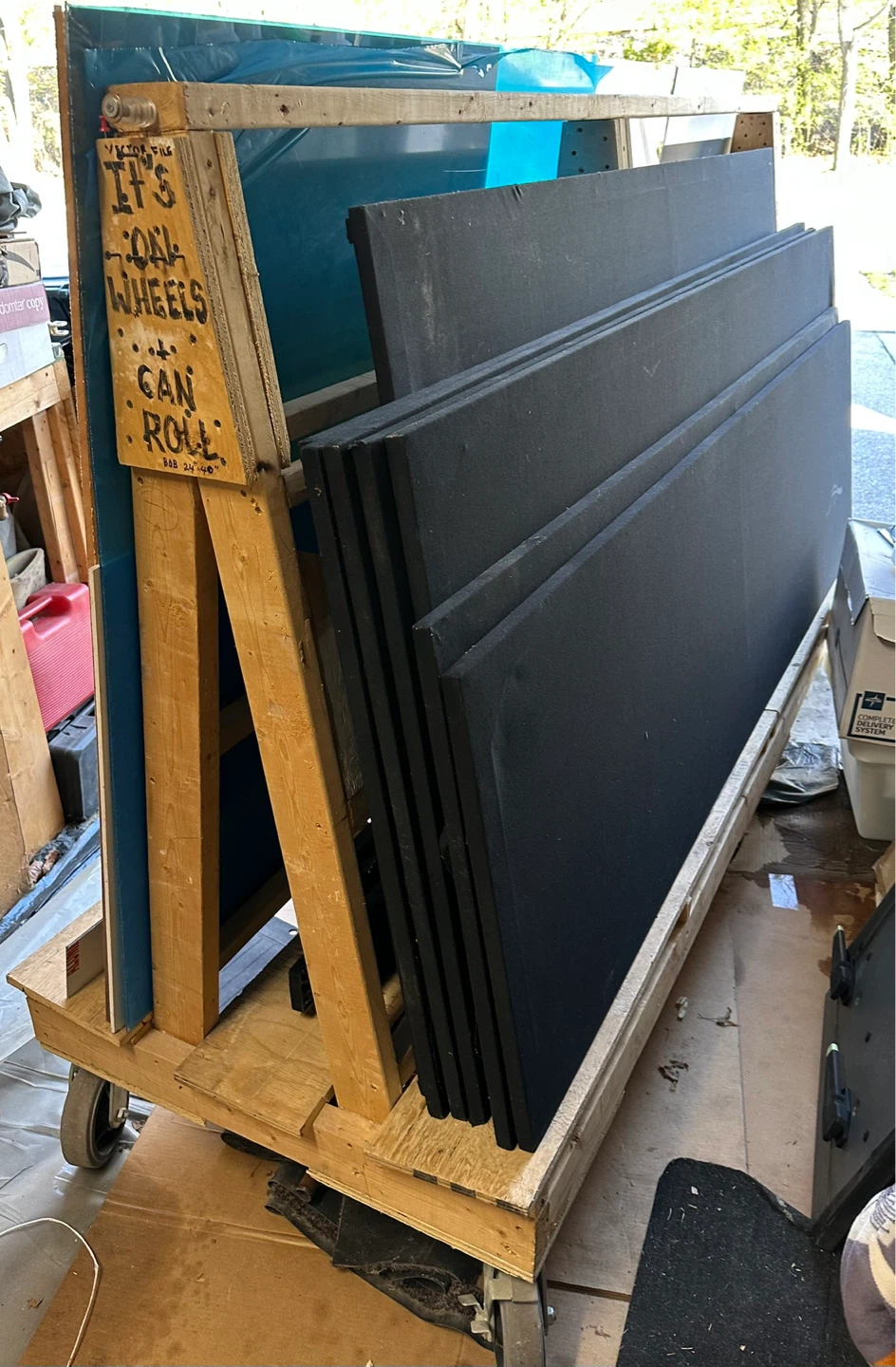 Material Sheet Rack on Wheels - photo 3