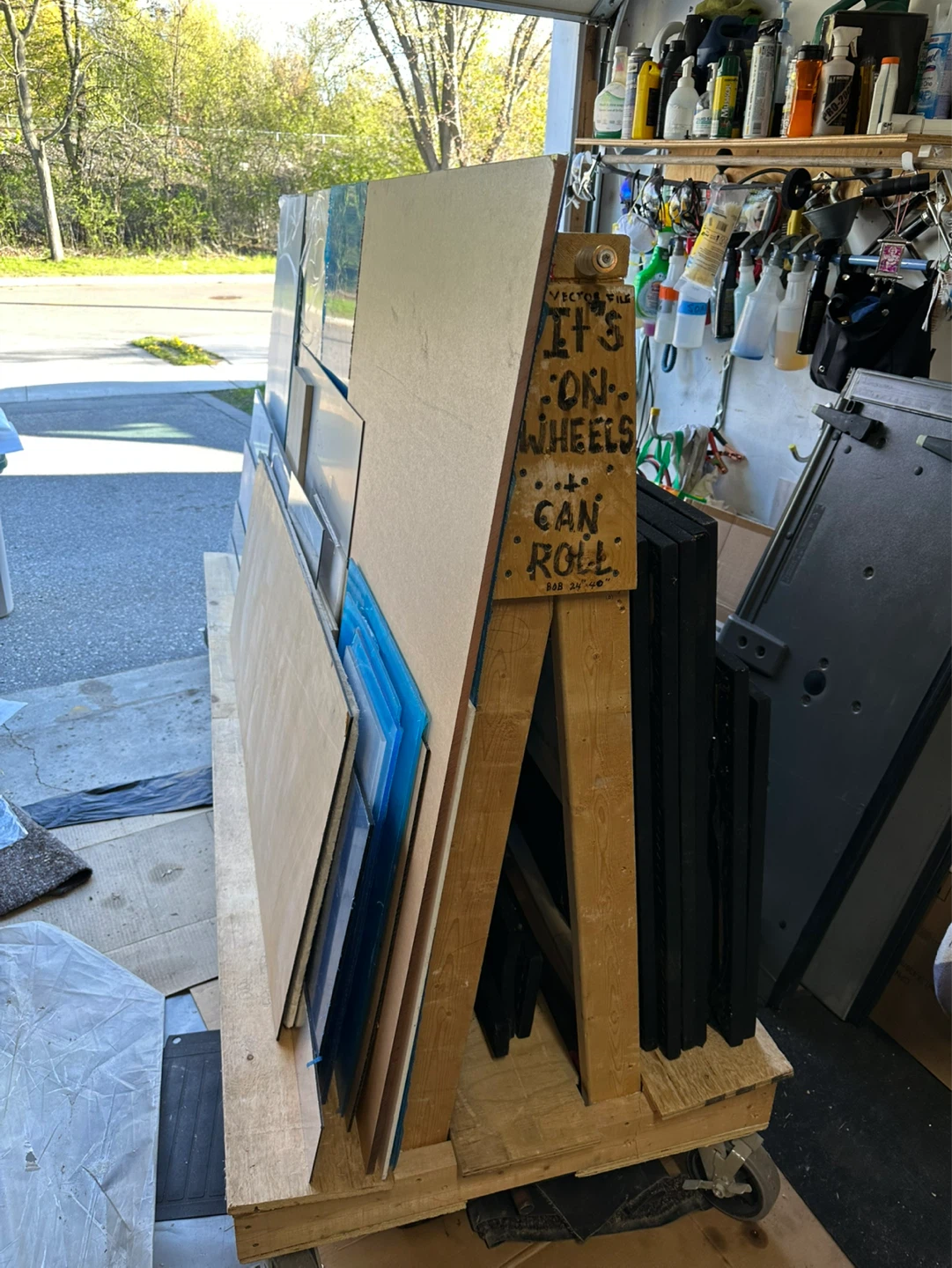 Material Sheet Rack on Wheels - photo 4