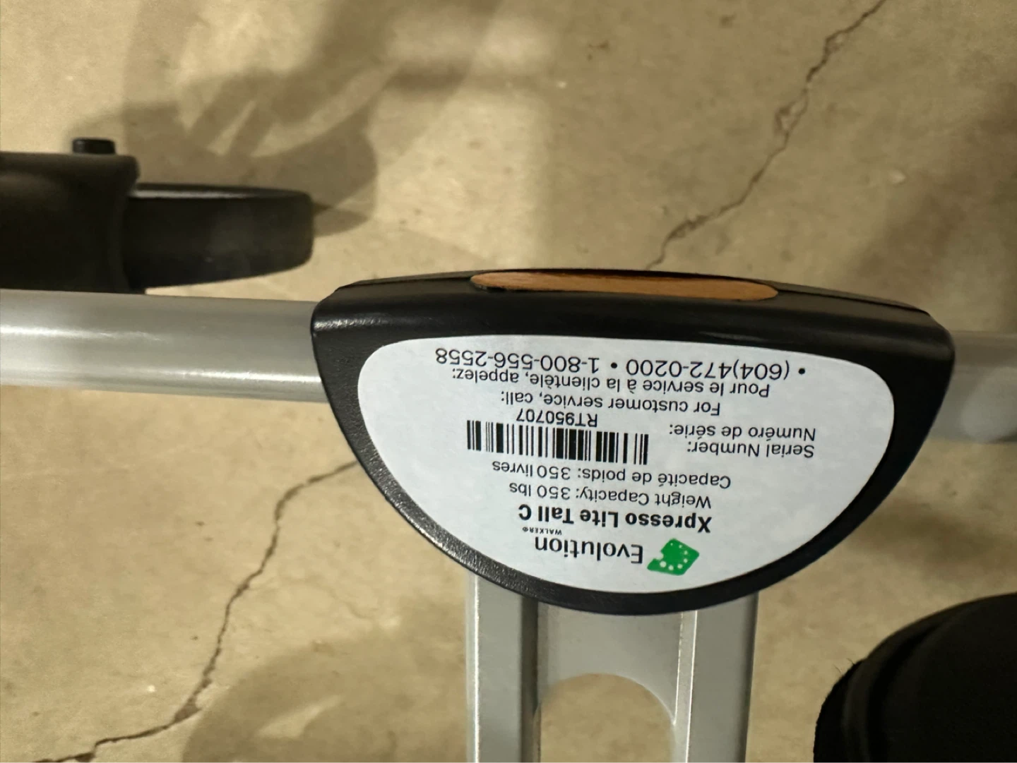 Evolution Xpresso Lite Tall C Walker with Seat and Basket - photo 5