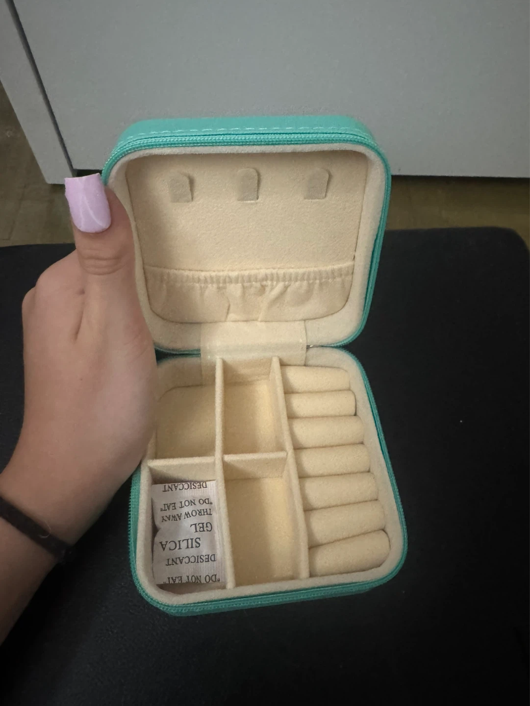 Turquoise Travel Jewelry Box Organizer - photo 2