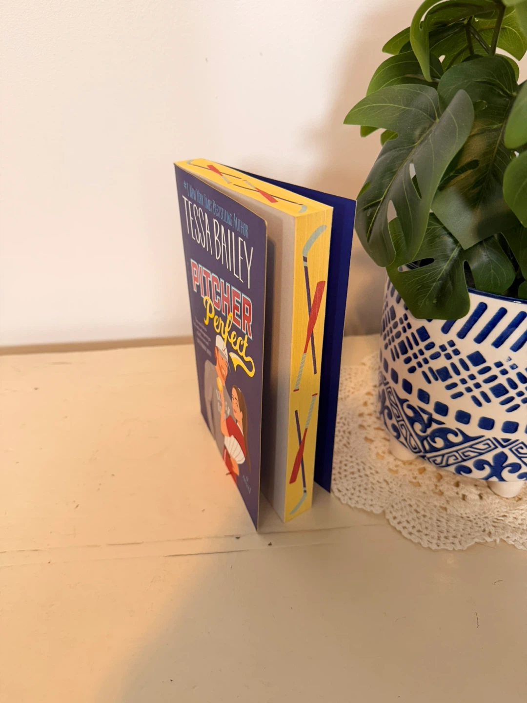 Sprayed Edge Pitcher Perfect Novel by Tessa Bailey (Paperback)