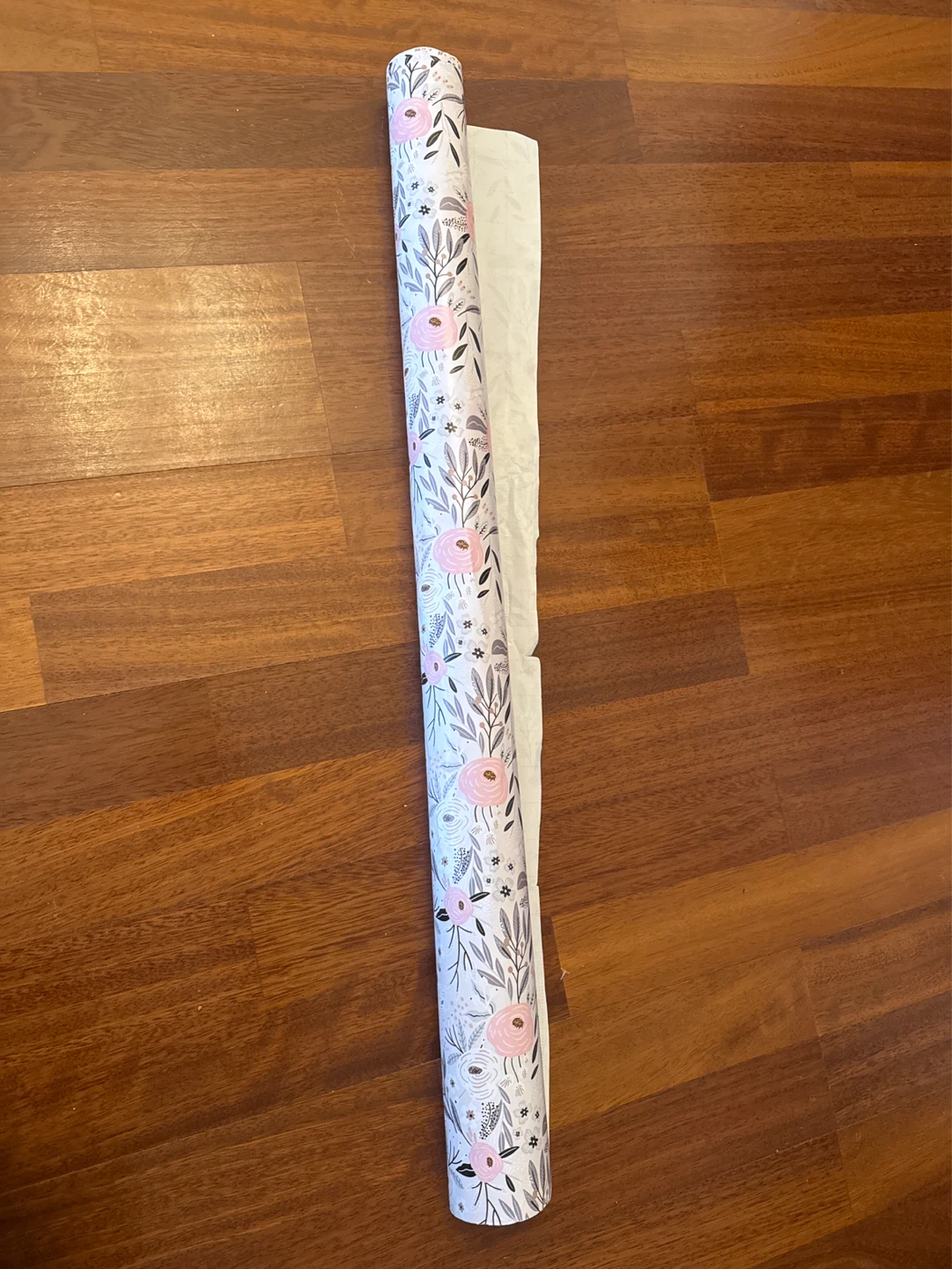 Floral Wrapping Paper Roll