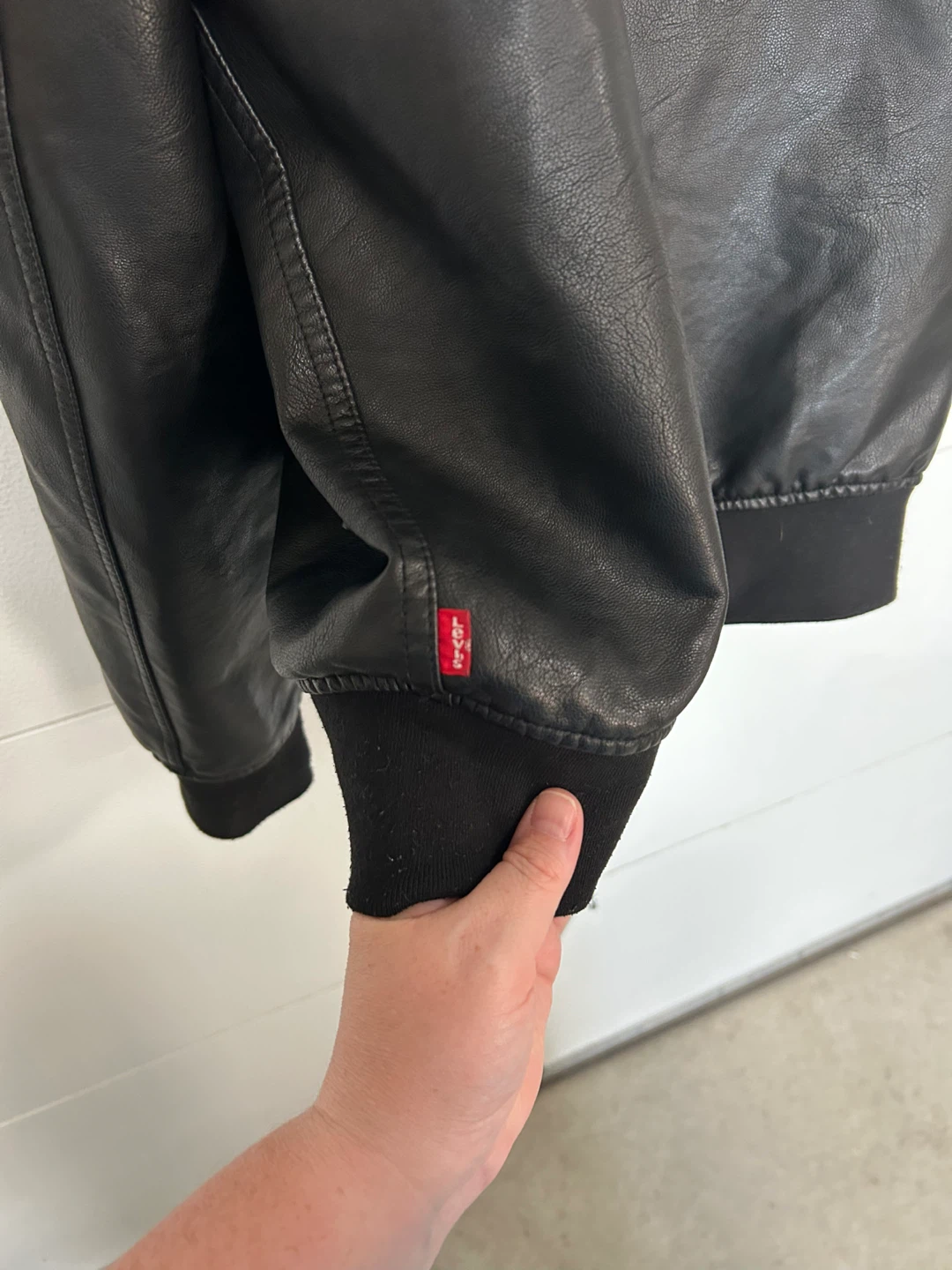 Levi Strauss & Co. Faux Leather Bomber Jacket - photo 5