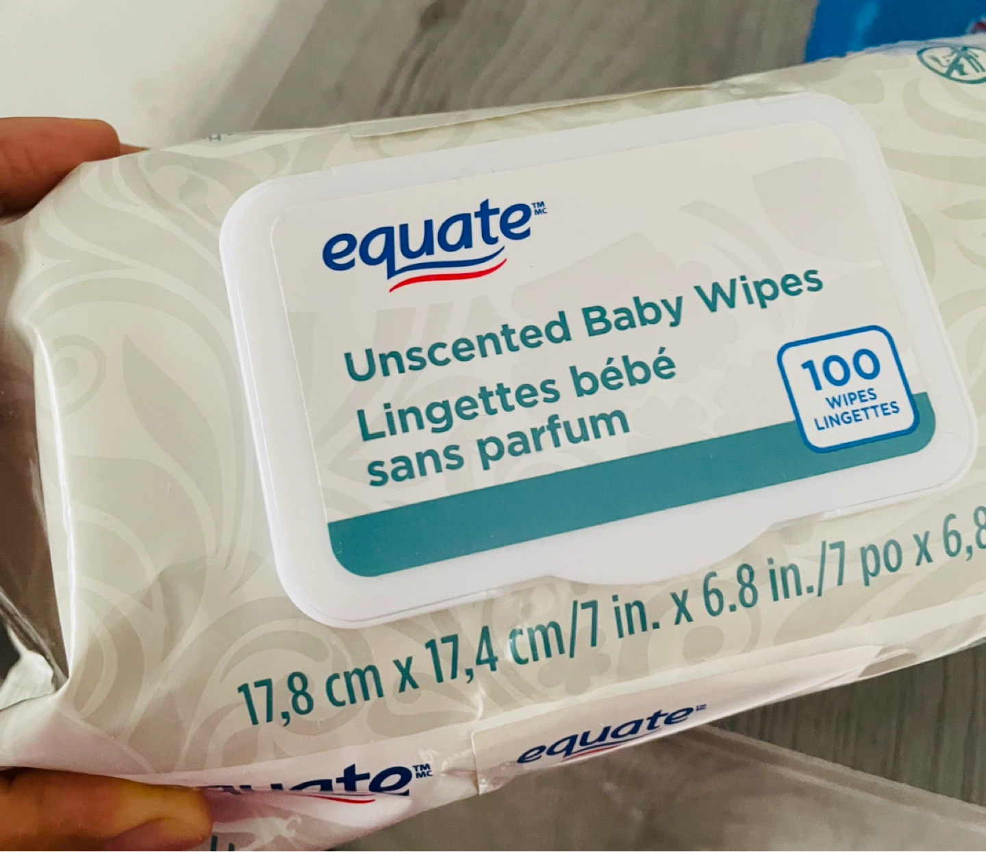Equate Unscented Baby Wipes - 100 Count - photo 2