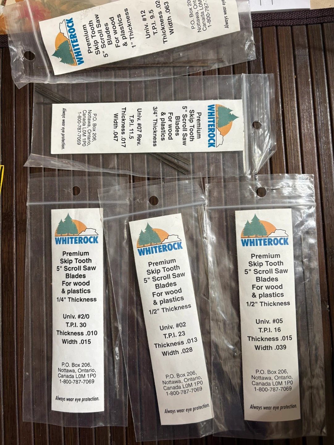 Delta, Olson, Vermont American & Whiterock Scroll Saw Blades - photo 3