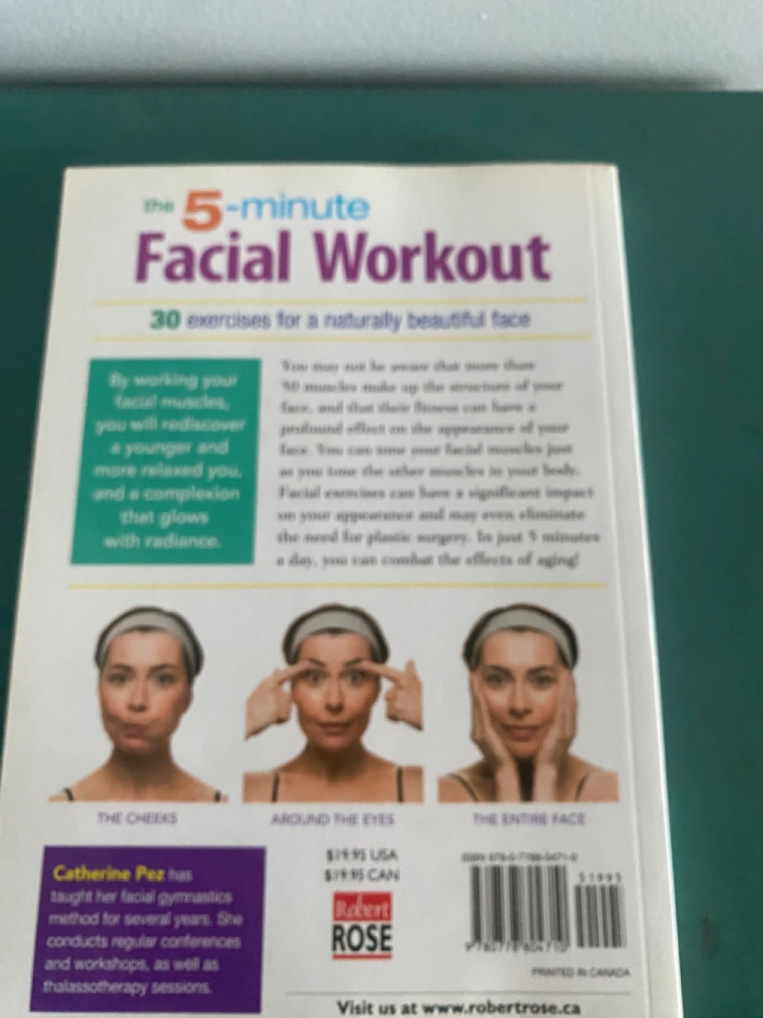 The 5-Minute Facial Workout Book by Catherine Pez - photo 2